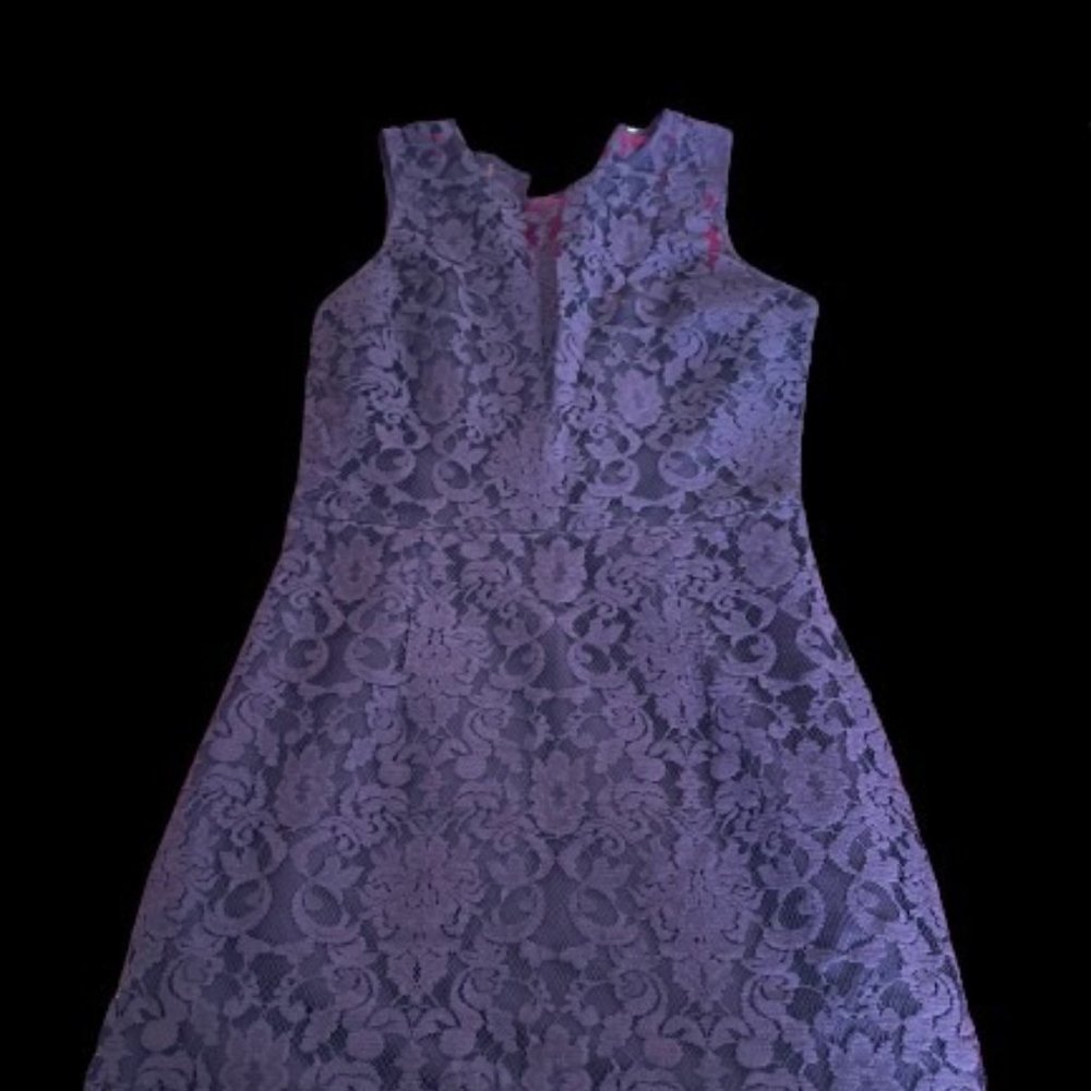 Purple Lace Dress - Size Small